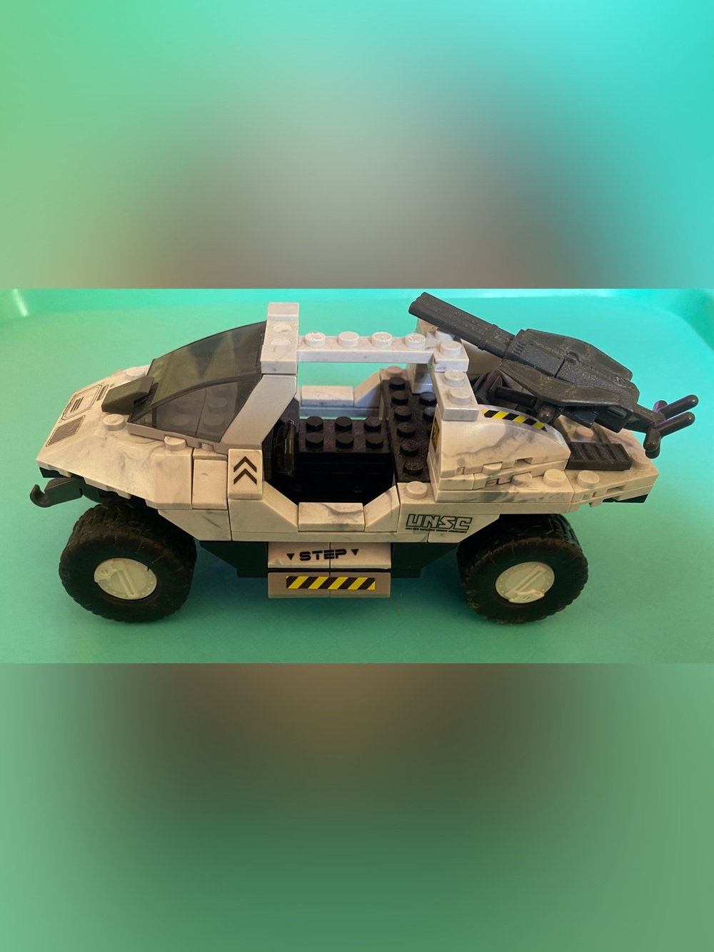 Mega Bloks Halo UNSC Arctic Rocket Warthog Vehicle Only - Set 96805
